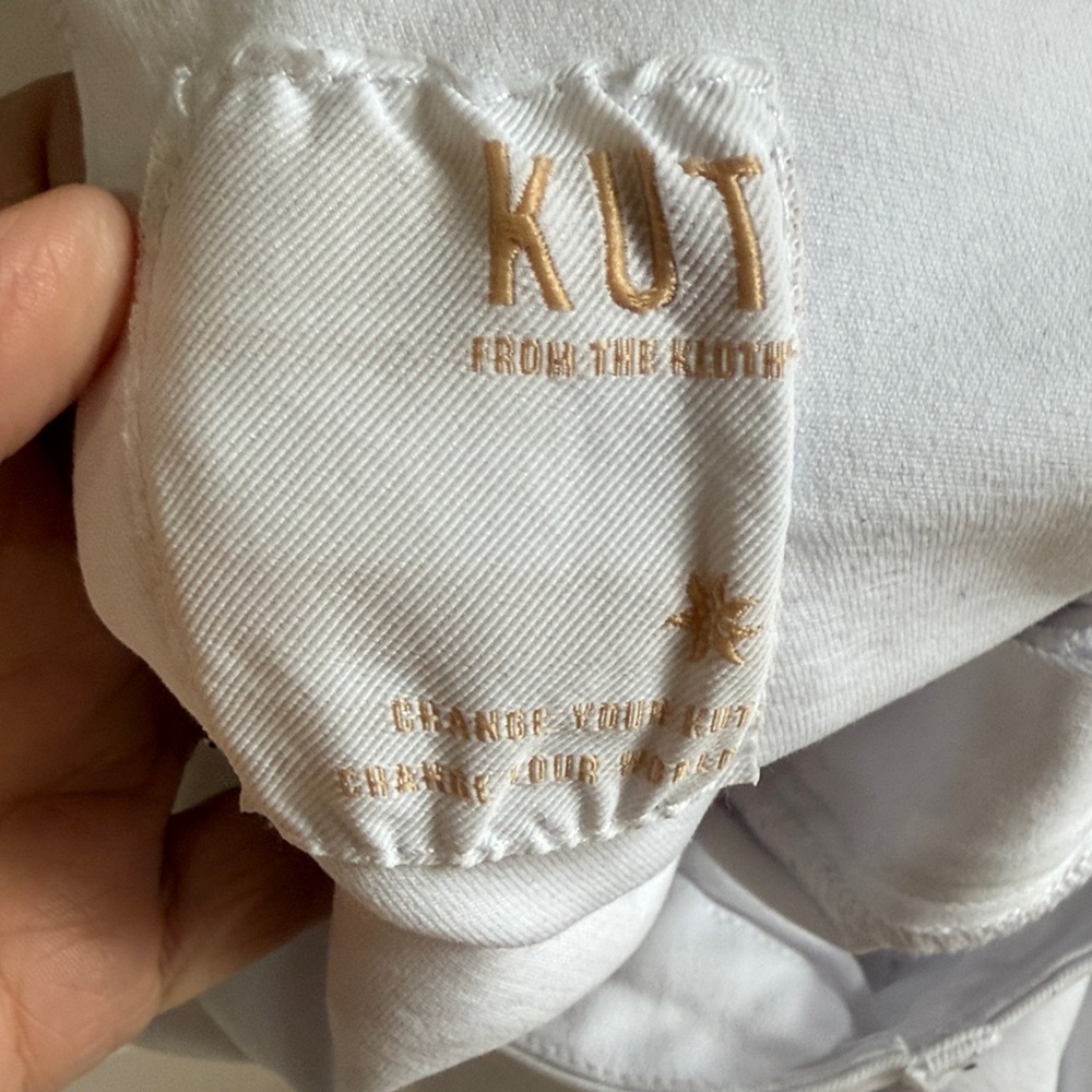 Kut from the Kloth White Stretch Jeans - Picture 4 of 9